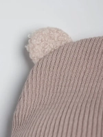 Шапка детская с ушками осенняя