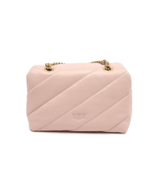 кожаная сумка через плечо love mini puff cl pltt Pinko - пудро-розовый(100039 A0F2)