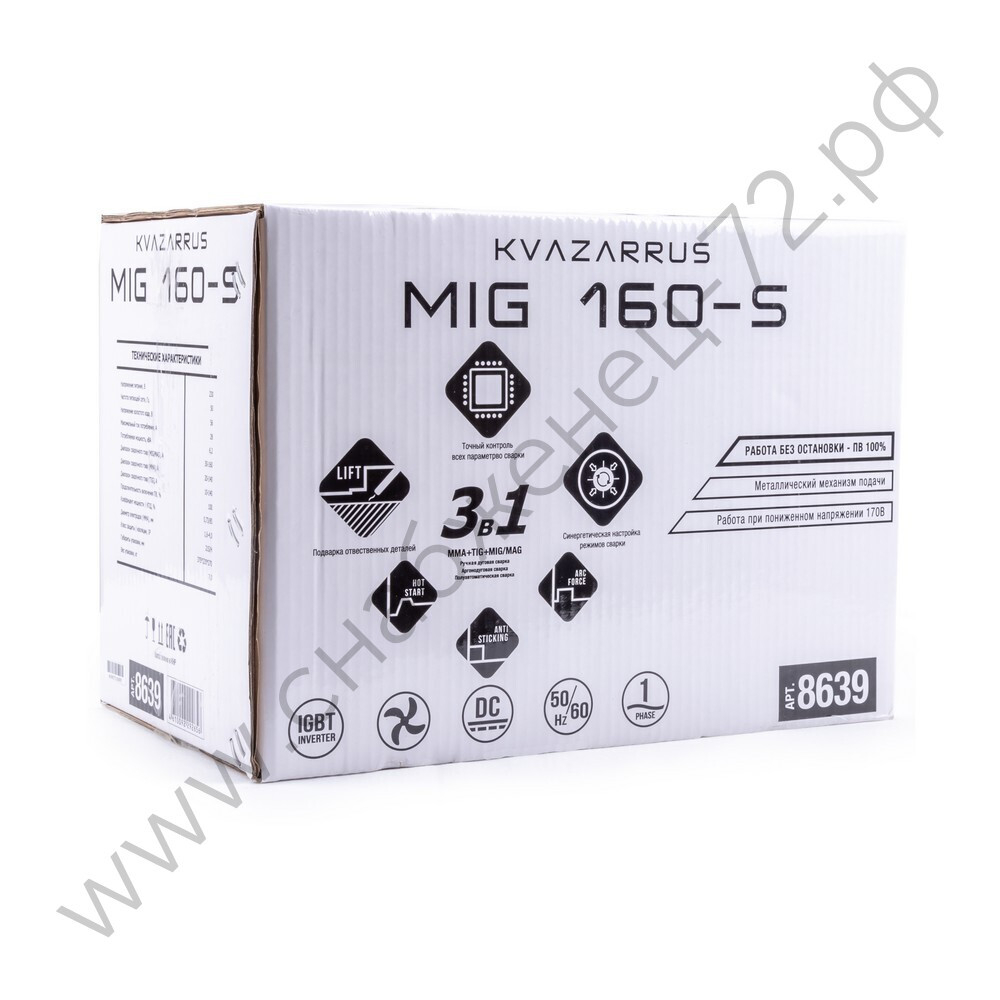 Сварочный полуавтомат KVAZARRUS MIG 160-S