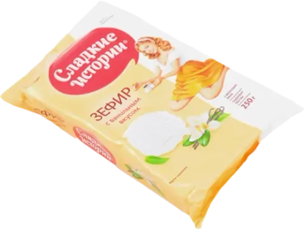 Зефир Сладкие истории ванильный 250г