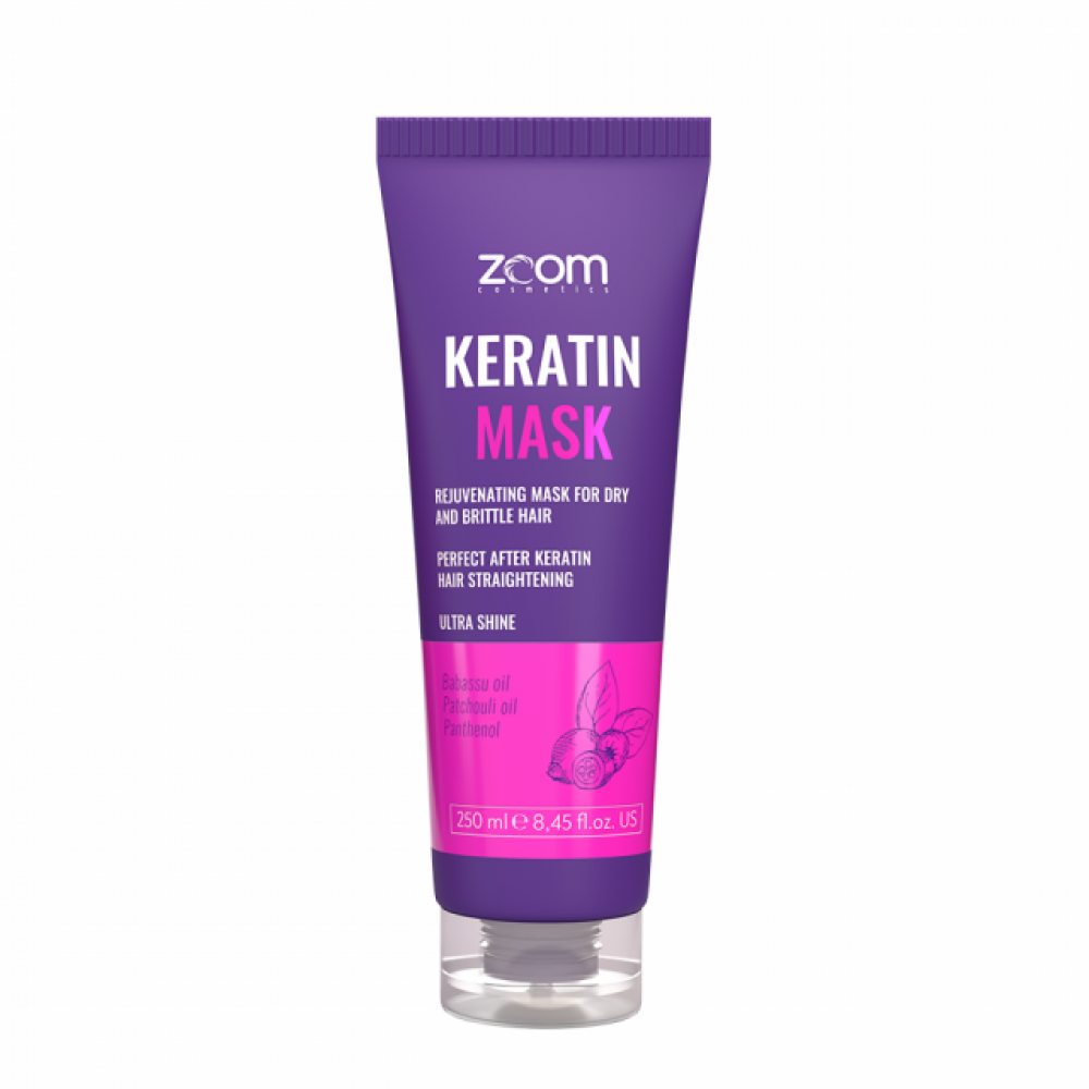 ZOOM Дом. Уход Keratin Шампунь Shampoo Шампунь бессульфатный
