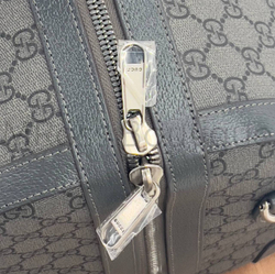 Мужская дорожная сумка Gucci Ophidia Duffle Bag Large серого цвета
