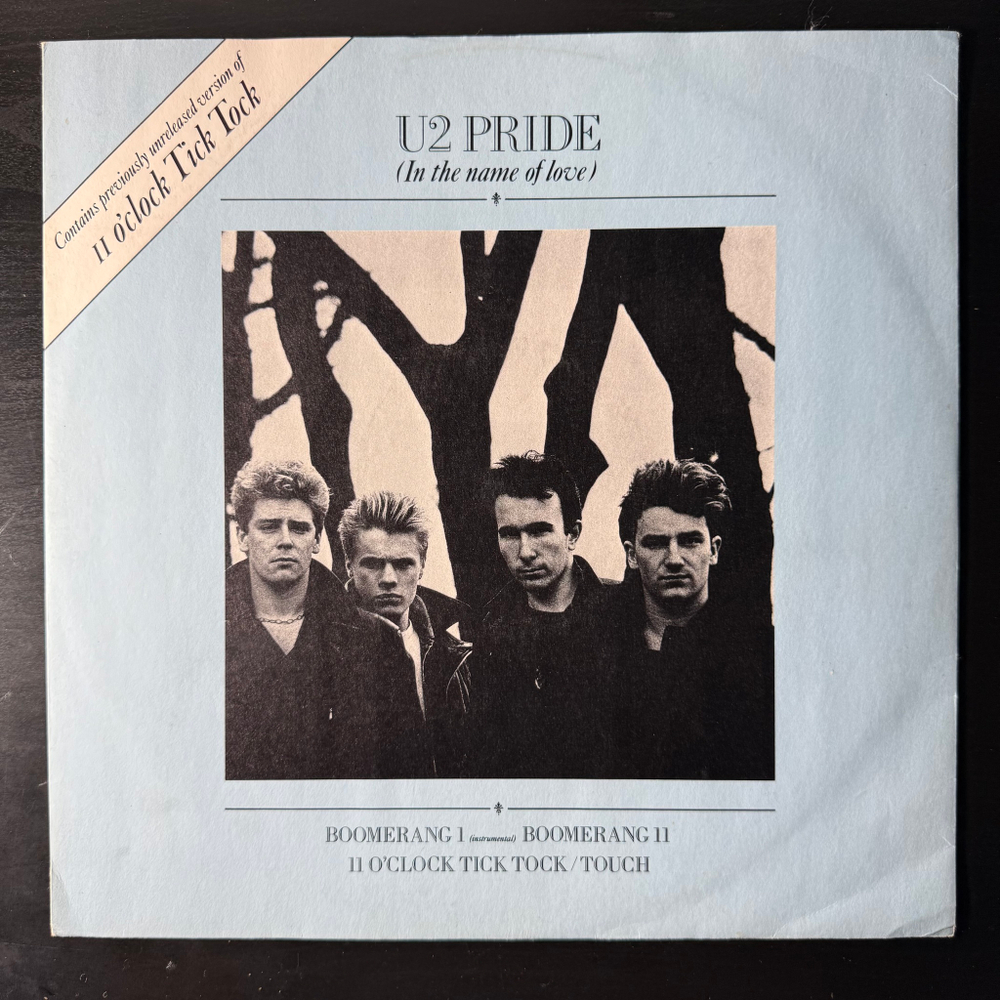 U2 ‎– Pride - In The Name Of Love (Англия 1984г.) 12", 45 RPM