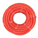 Труба гофр. ПНД с протяжкой d32 мм (50 м) оранжевая EKF-Plast (50.00 шт.)