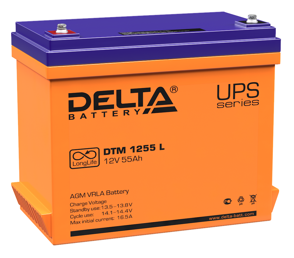 Батарея  Delta DTM 1255 L