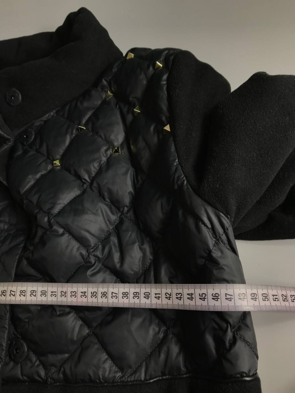 Пальто Korpotwo интересного дизайна с шерстью и кашемиром в составе 44 размер