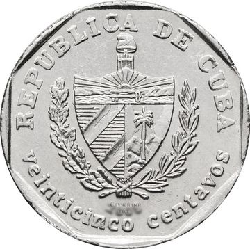 25 сентаво 1994-2018 Куба