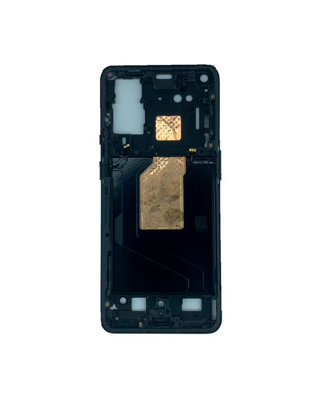 Средняя часть корпуса (рамка) для OnePlus 9 Pro черная (Stellar Black)