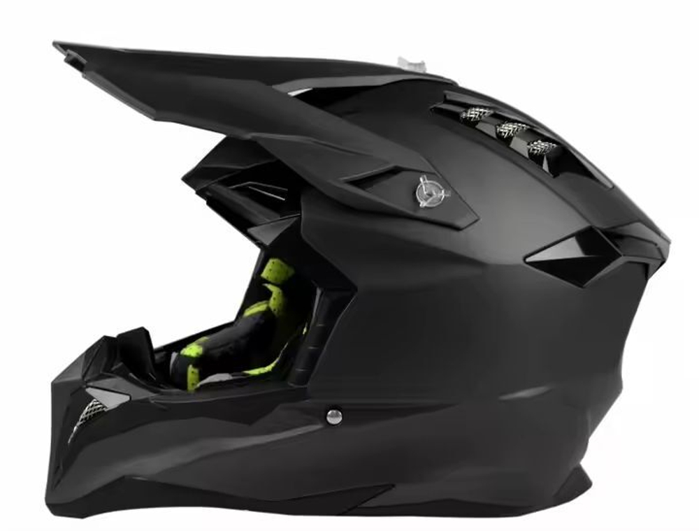 Шлем кроссовый WLT 189 Черный матовый S