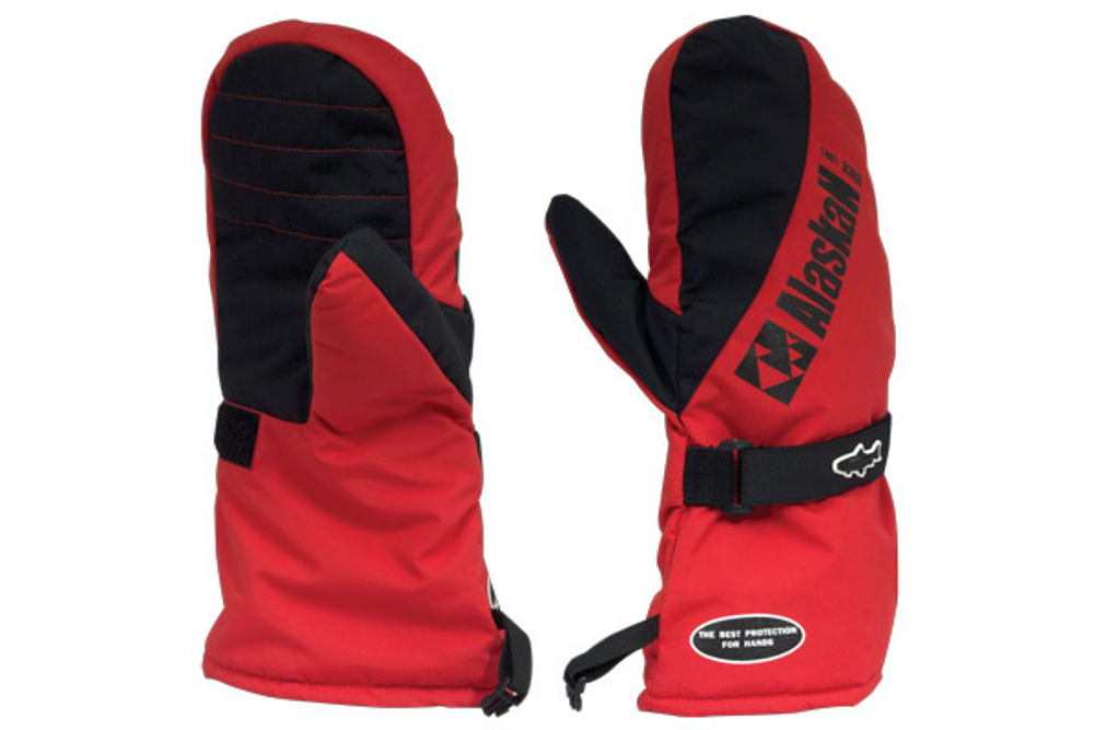 Варежки зимние  New Polar красный /черный