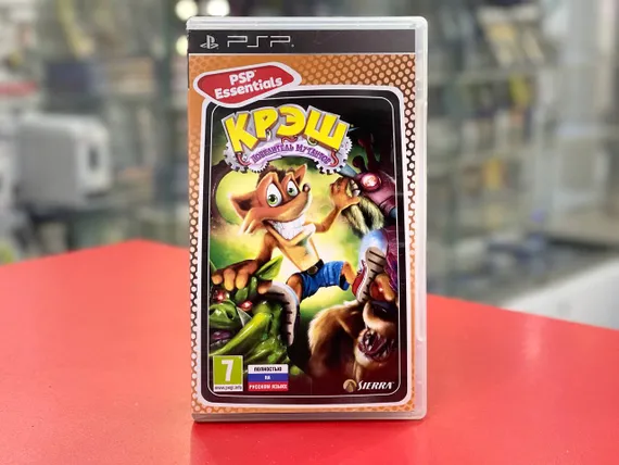 PSP Крэш Повелитель мутантов (Б/У, Полностью на русском языке)