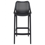 Стул пластиковый барный, Siesta Contract Air Bar 75, черный
