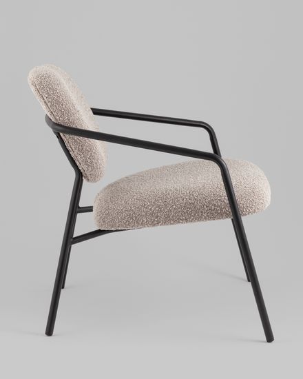 Кресло лаунж Rooney серый