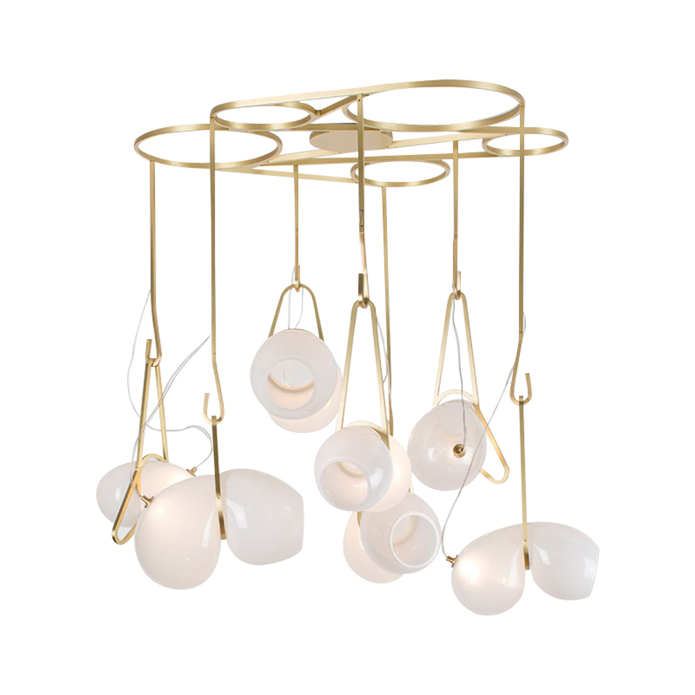 Pendant design lamp  CATCH CHANDELIER CS.07.02 by Lindsey Adelman