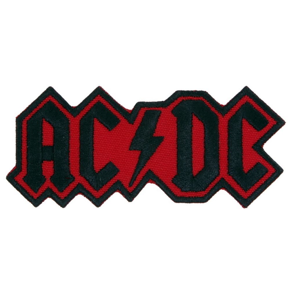 Нашивка AC/DC красная (335)