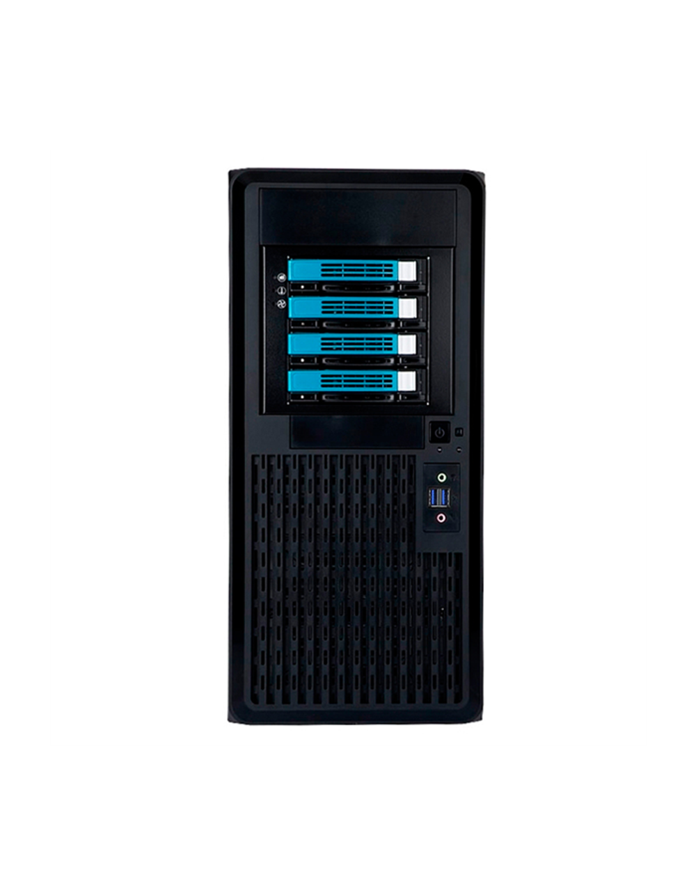 Midi Tower InWin PE689 Black 650W B65E 80plus Bronze USB3.0*2+A(HD)+front fan 120mm*1+rear fan 120mm*1+ 2*2SATA+1*1SATA / holes for SL20” RACKMOUNT