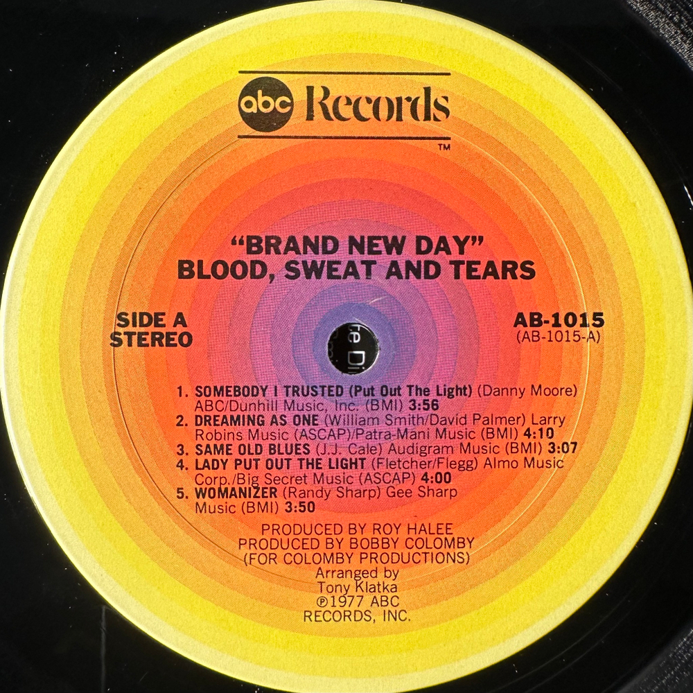 Blood, Sweat And Tears ‎– Brand New Day (США 1977г.)
