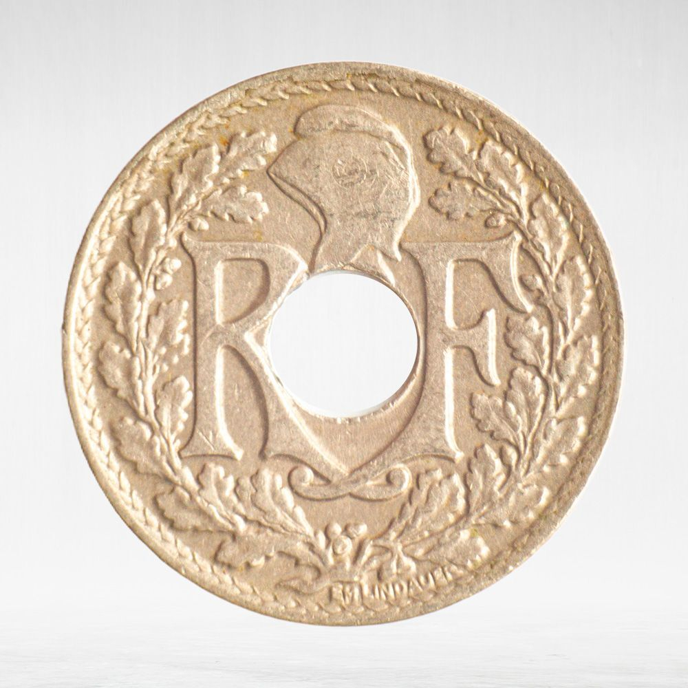 France, 10 Centimes 1923, XF