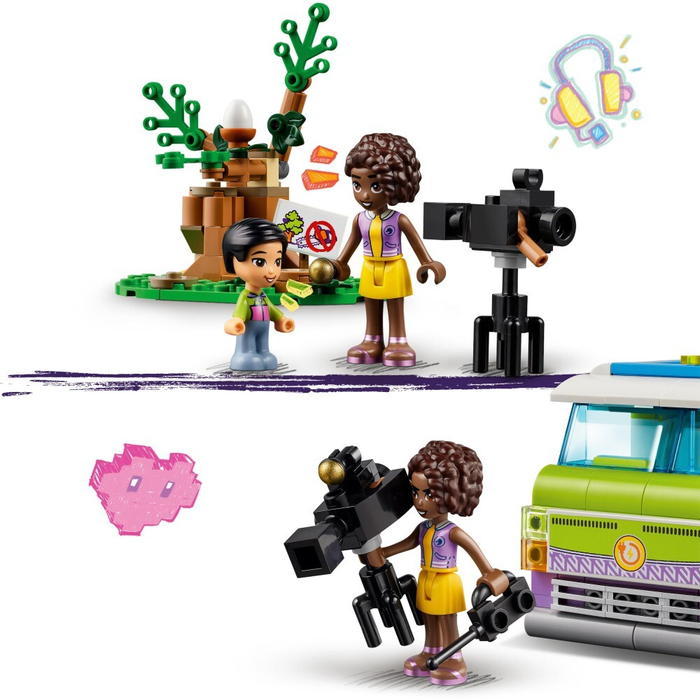 LEGO Friends — Репортерский фургон 41749 / артикул   41749  / GTIN 5702017415321