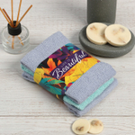 Набор махровых полотенец Life is beautiful 30×30 см - 3 шт., 100% хлопок 340 г/м²