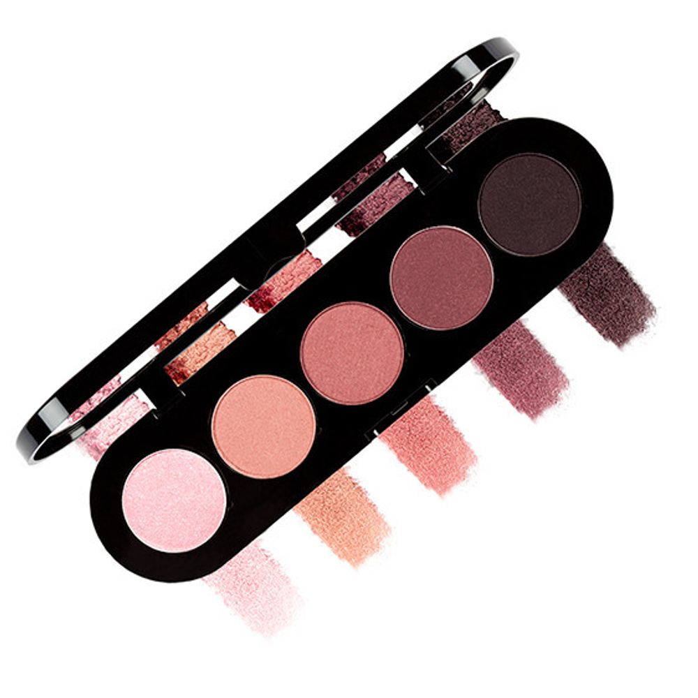 Палетка теней 5 оттенков Make-up Atelier Paris Palette Eyeshadows - Е19, T20, T22, T03S, T35, T05