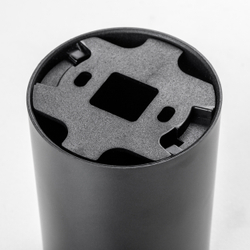 213437 Рамка (светильник) PVC д/LED-модулей 941хх и LED-ламп D50мм RULLO HP16 ЧЕРНЫЙ