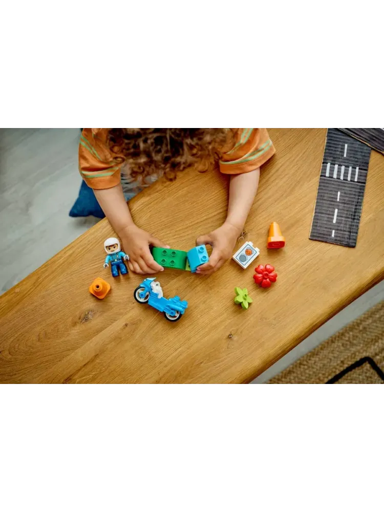 Конструктор DUPLO 10471 Синий Полицейский Мотоцикл