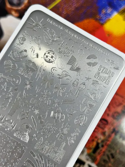 Пластина для стемпинга ENIGMANIC Stamping American Mood