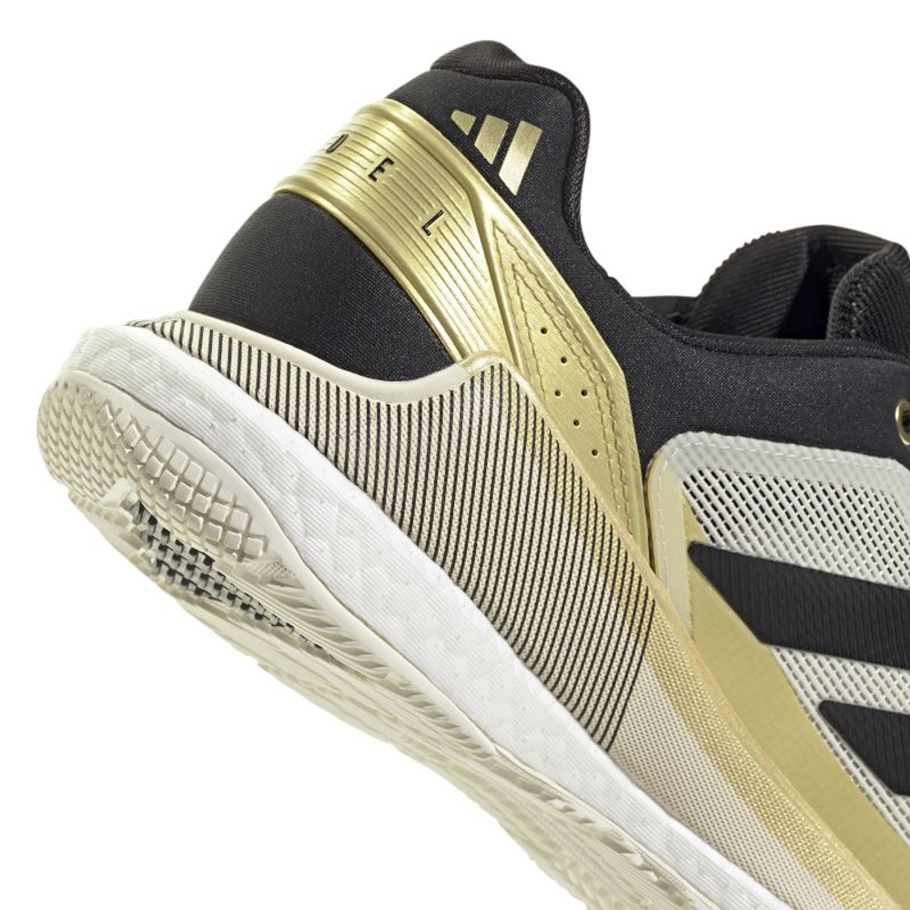 Мужские кросовки для Padel Adidas Crazyquick Boost Padel - white/core black/gold metallic