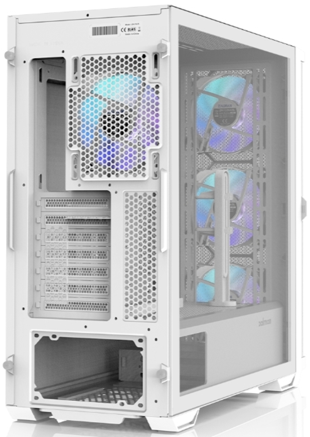 Корпус ATX Zalman Z10 DUO White