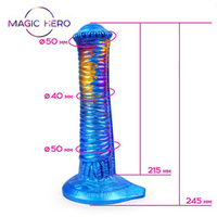 Фантазийный фаллоимитатор 24,5см на присоске Bior Toys Magic Hero MH-13013