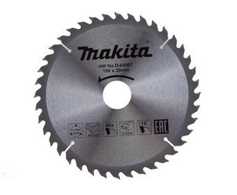 Диск пильный по дереву (190х30 мм; 40 зубьев) Makita D-64967
