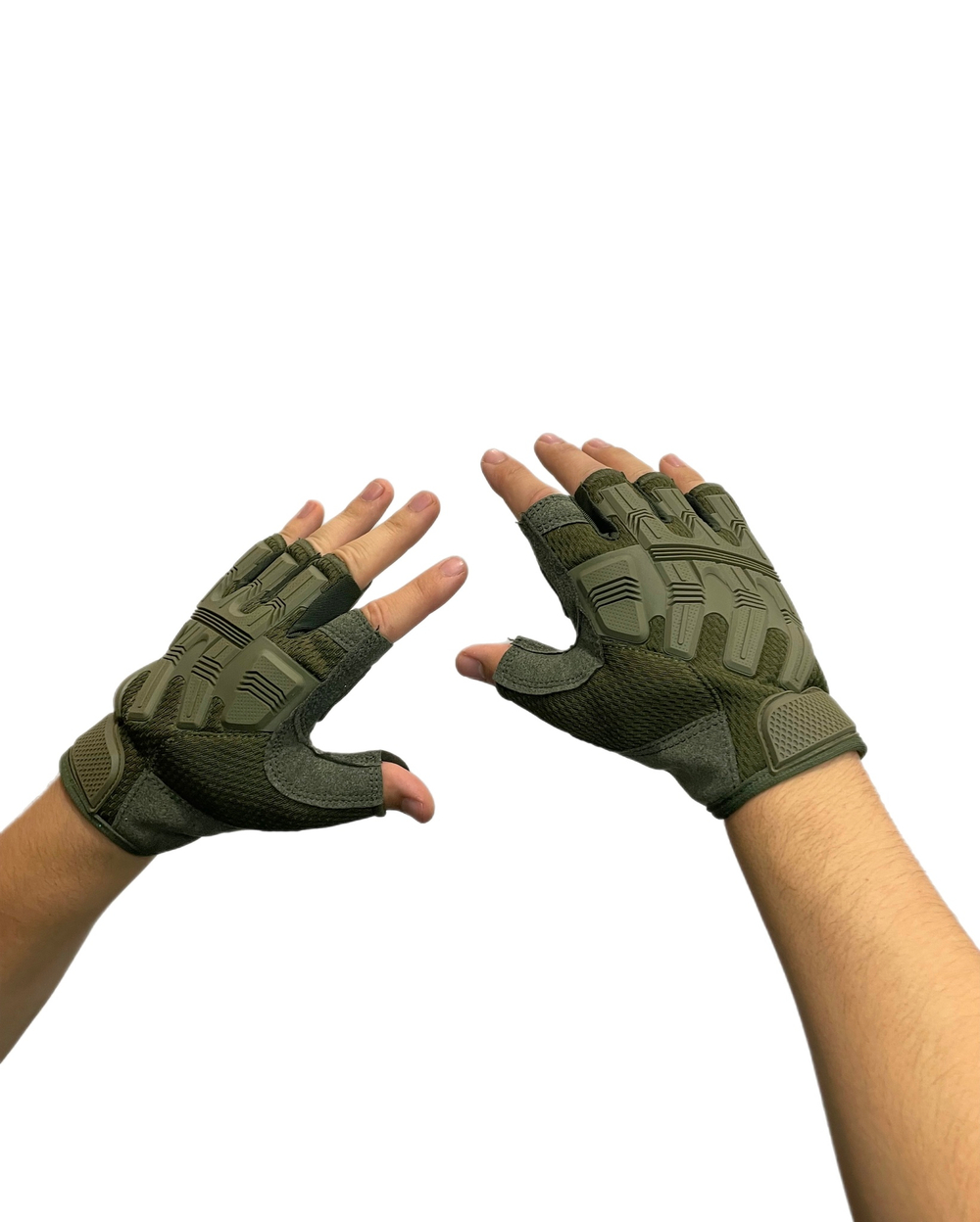 Перчатки Без пальцев, Олива