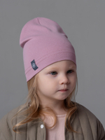 Шапка трикотажная однослойная (Пудра) ЛАЙТ