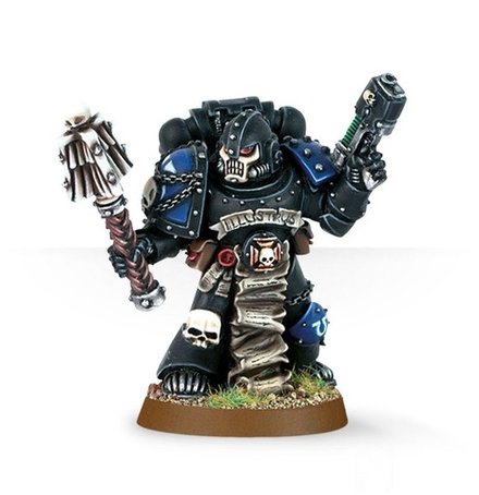 Chaplain with plasma pistol & crozius