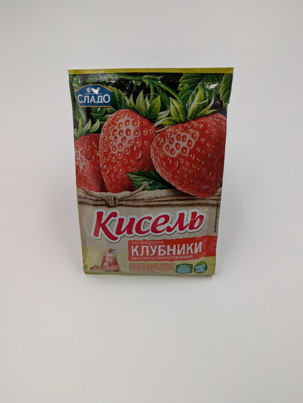 Кисель моментальный КЛУБНИКА