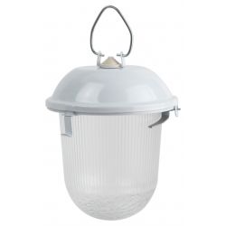 Светильник ЭРА «Желудь» НСП 41-200-001 без решетки сталь/стекло IP54 E27 max 200Вт 185х260 белый | Светильники НСП (Желуди)