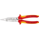 Электромонтажные клещи хромированные 200 мм Knipex 13 86 200