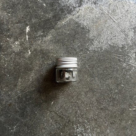 Гайки Five на ось 4шт сильвер