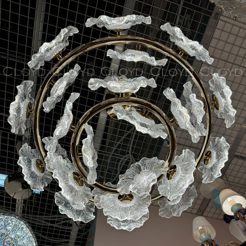 Люстра Cloyd SHAMBALA-B C2 / Ø80 см - золото (арт.11496)