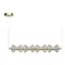 SL6136.223.01 Светильник подвесной ST-Luce золото/коньячный LED 1*22W 3000K SPINE