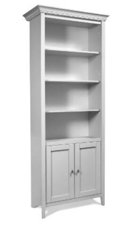 ЭЛЬЗА Шкаф книжный (стеллаж)  ГМ 1302/берёза (СВ.СЕРЫЙ)