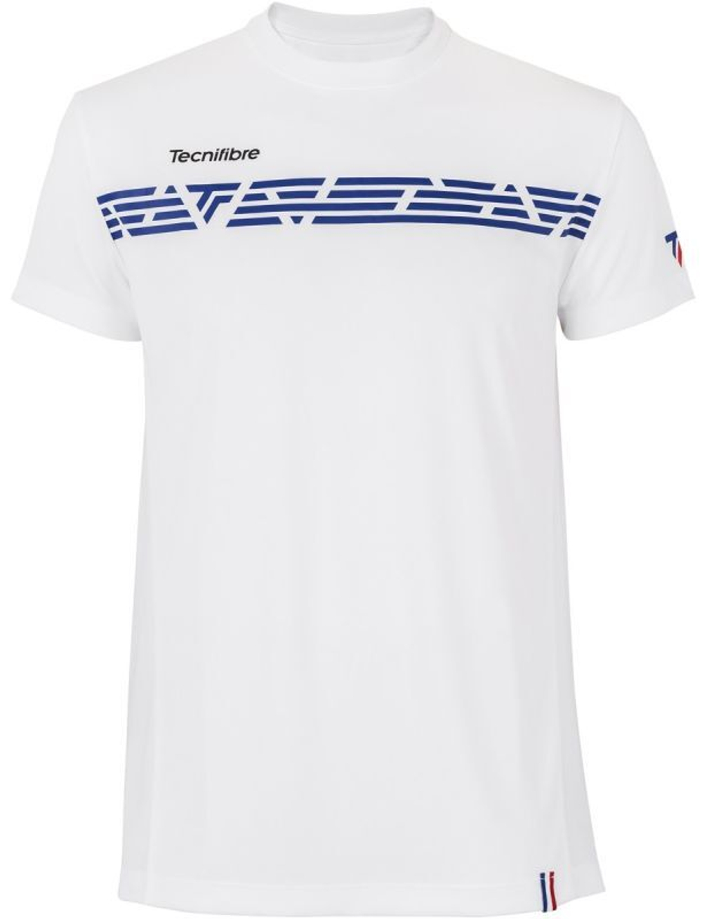 Футболка мужская теннисная Tecnifibre F2 Airmesh - white/royal