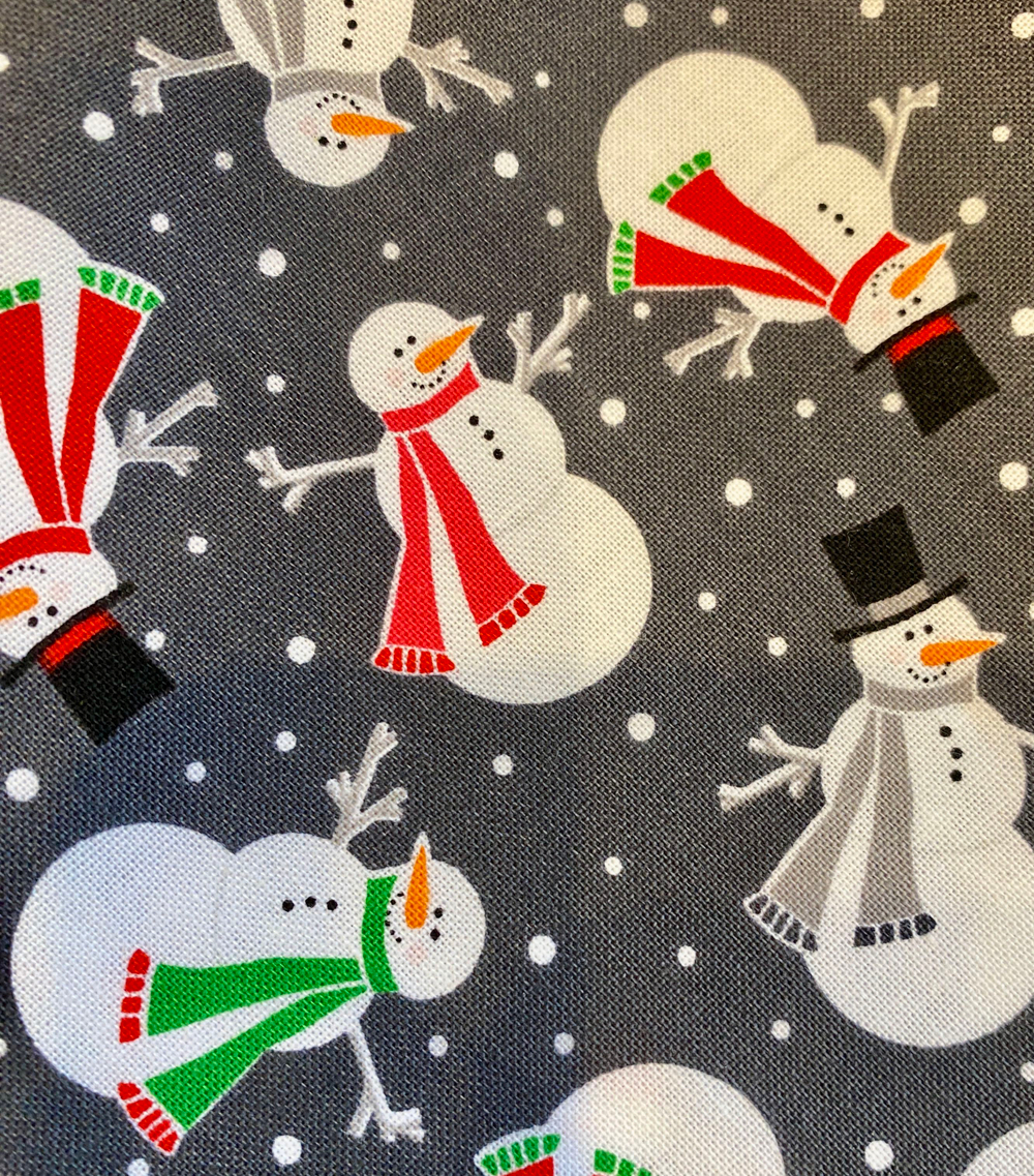 Ткань Новогодняя 100% хлопок. 50х55см. пэчворк (Италия)