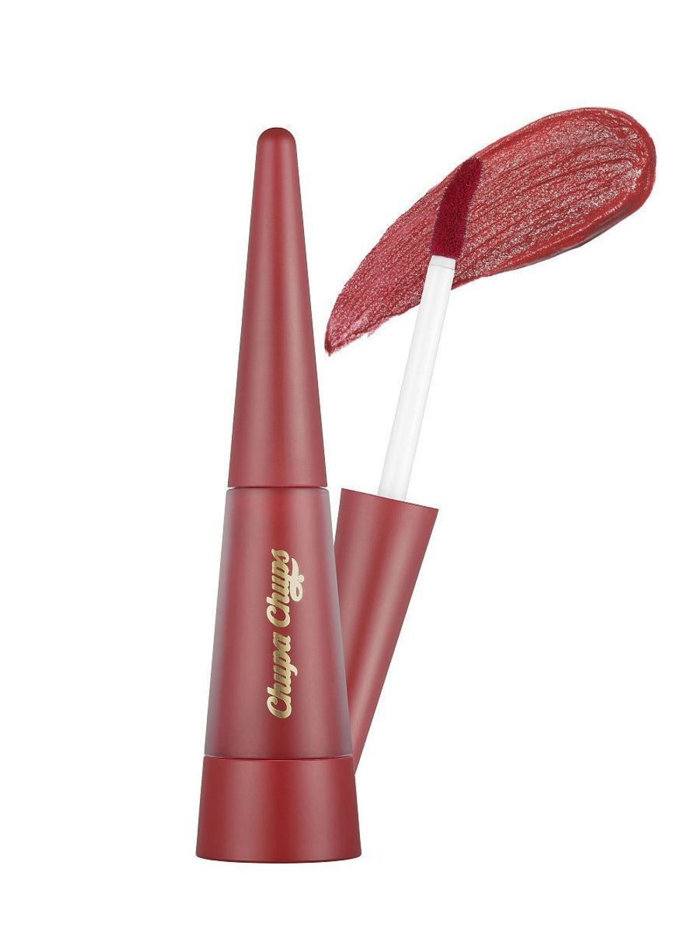 Бархатистая помада-тинт Chupa Chups Velvet Lip Tint - WANNABE ROSE