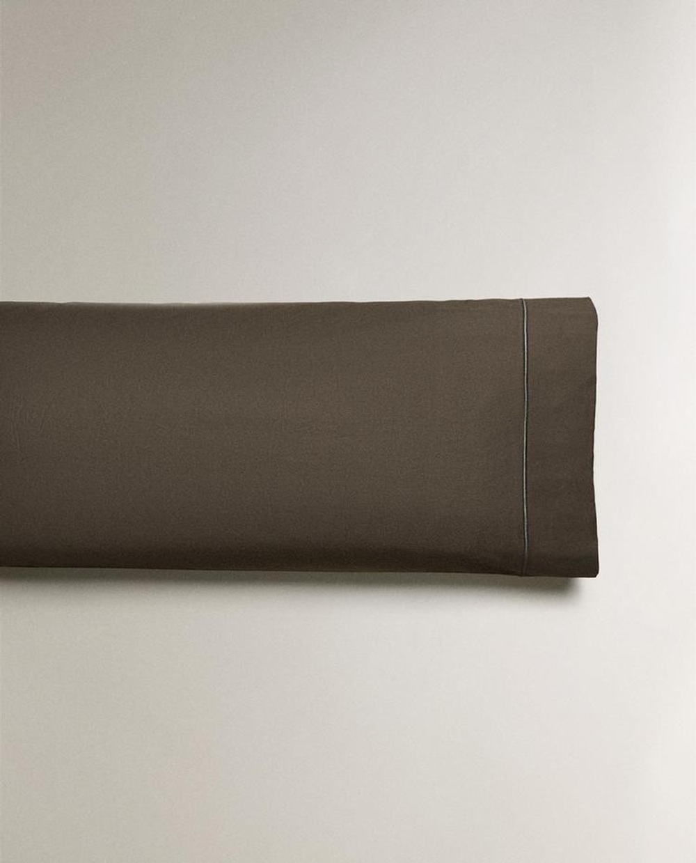 ZARA HOME (300 НИТЕЙ) НАВОЛОЧКА ИЗ ХЛОПКА, ПЕПЕЛЬНЫЙ