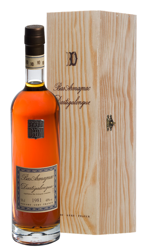 Арманьяк Dartigalongue, Bas Armagnac AOC, 1981, 0.5 л.