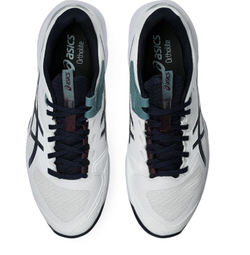 Мужские кроссовки теннисные Asics Solution Speed FF 4 Clay - white/midnight