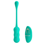 Зеленое виброяйцо Leshy с пультом ДУ (Цвет: зеленый)