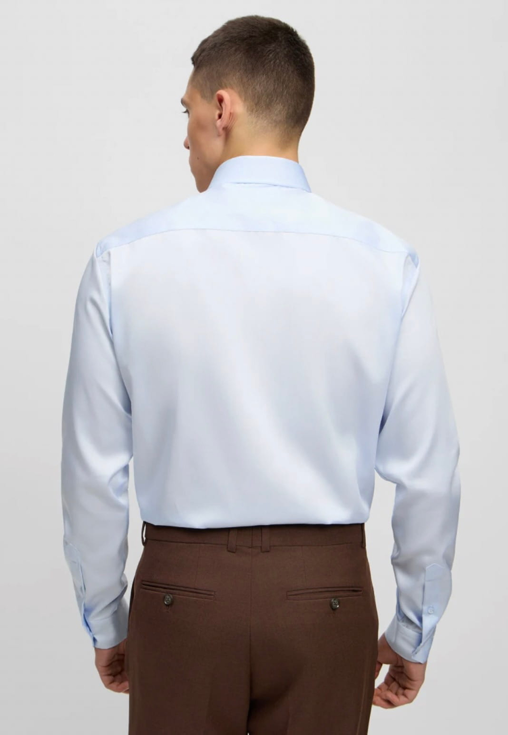 Мужская рубашка (синяя) Л2